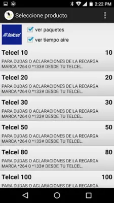 RecargaTodo 2.0 android App screenshot 4