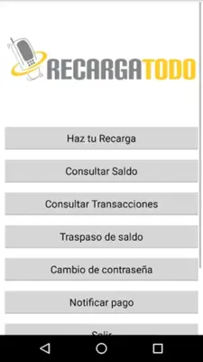 RecargaTodo 2.0 android App screenshot 6